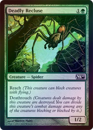 Deadly Recluse Foil Magic 2010 M10 Foil Singles Deadly Recluse Foil Magic 2010 M10 Foil Singles
