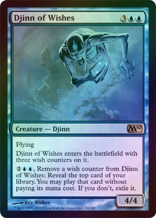 Djinn of Wishes Foil Magic 2010 M10 Foil Singles Djinn of Wishes Foil Magic 2010 M10 Foil Singles