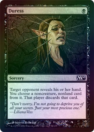 Duress Foil Magic 2010 M10 Foil Singles Duress Foil Magic 2010 M10 Foil Singles