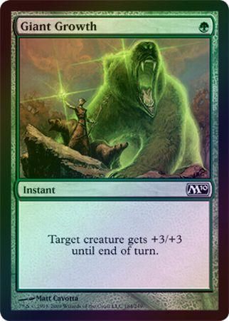 Giant Growth Foil Magic 2010 M10 Foil Singles Giant Growth Foil Magic 2010 M10 Foil Singles