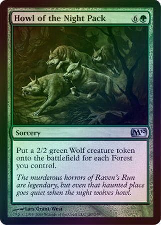 Howl of the Night Pack Foil Magic 2010 M10 Foil Singles Howl of the Night Pack Foil Magic 2010 M10 Foil Singles
