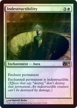 Indestructibility Foil Magic 2010 M10 Foil Singles Indestructibility Foil Magic 2010 M10 Foil Singles