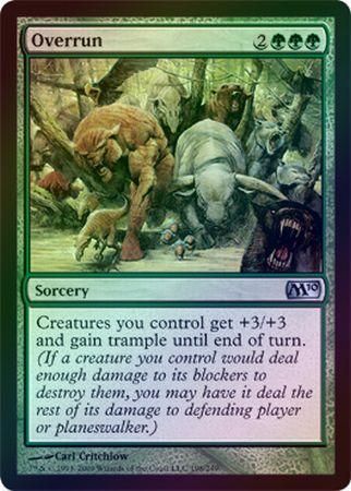 Overrun Foil Magic 2010 M10 Foil Singles Overrun Foil Magic 2010 M10 Foil Singles