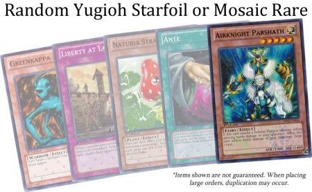 Random Yugioh Starfoil Mosaic or Shatterfoil Rare Yu Gi Oh Lots Bundles Random Yugioh Starfoil Mosaic or Shatterfoil Rare Yu Gi Oh Lots Bundles