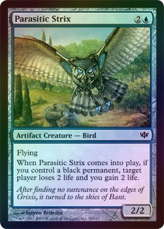 Parasitic Strix Foil Conflux Foil Singles Parasitic Strix Foil Conflux Foil Singles