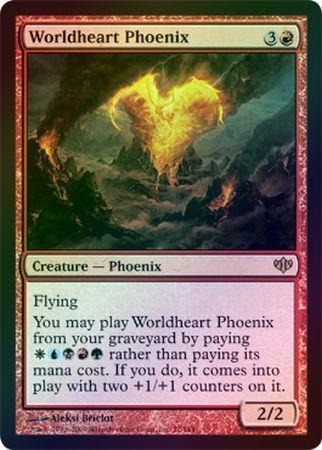 Worldheart Phoenix Foil Conflux Foil Singles Worldheart Phoenix Foil Conflux Foil Singles
