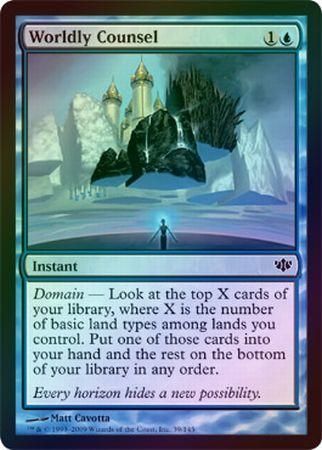 Worldly Counsel Foil Conflux Foil Singles Worldly Counsel Foil Conflux Foil Singles