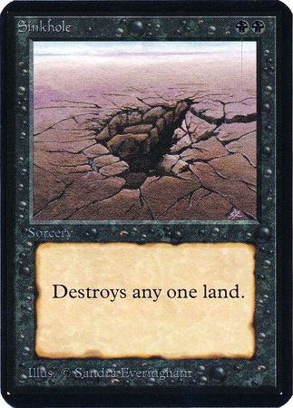 Sinkhole Alpha Magic Cards Singles Sinkhole Alpha Magic Cards Singles