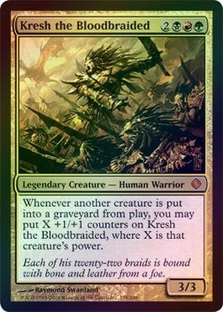 Kresh the Bloodbraided Foil Shards of Alara Foil Singles Kresh the Bloodbraided Foil Shards of Alara Foil Singles