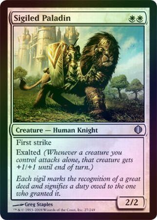 Sigiled Paladin Foil Shards of Alara Foil Singles Sigiled Paladin Foil Shards of Alara Foil Singles