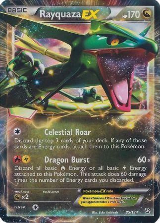 Pokemon - Rayquaza-EX (85) - BW - Dragões Exaltados - Holo