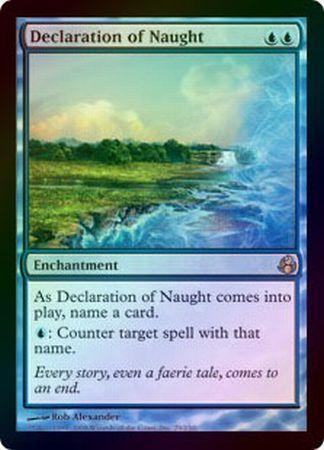 Declaration of Naught Foil Declaration of Naught Foil