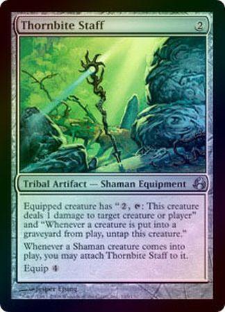 Thornbite Staff Foil Morningtide Foil Singles Thornbite Staff Foil Morningtide Foil Singles