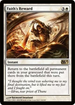 Faith s Reward Magic 2013 M13 Singles Faith s Reward Magic 2013 M13 Singles