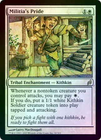 Militia s Pride Foil Lorwyn Foil Singles Militia s Pride Foil Lorwyn Foil Singles