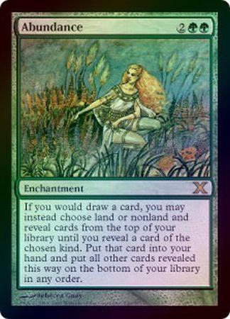Abundance Foil MTG 10th Edition Foil Singles Abundance Foil MTG 10th Edition Foil Singles