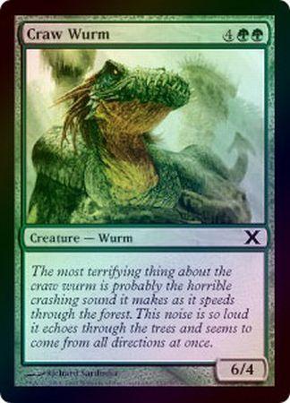 Craw Wurm Foil MTG 10th Edition Foil Singles Craw Wurm Foil MTG 10th Edition Foil Singles