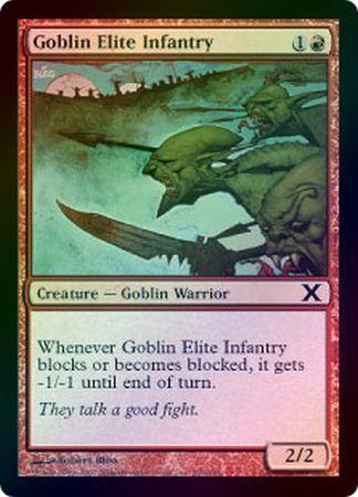 Goblin Elite Infantry Foil MTG 10th Edition Foil Singles Goblin Elite Infantry Foil MTG 10th Edition Foil Singles
