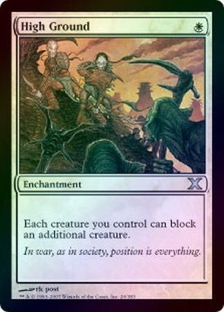 High Ground Foil MTG 10th Edition Foil Singles High Ground Foil MTG 10th Edition Foil Singles