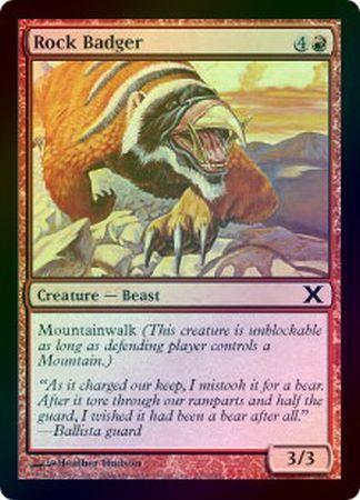 Rock Badger Foil MTG 10th Edition Foil Singles Rock Badger Foil MTG 10th Edition Foil Singles