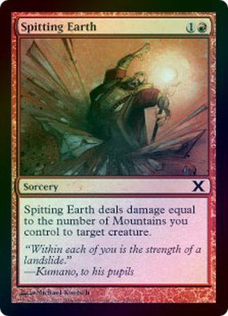 Spitting Earth Foil MTG 10th Edition Foil Singles Spitting Earth Foil MTG 10th Edition Foil Singles