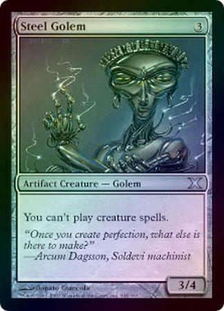 Steel Golem Foil MTG 10th Edition Foil Singles Steel Golem Foil MTG 10th Edition Foil Singles