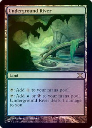 Underground River Foil MTG 10th Edition Foil Singles Underground River Foil MTG 10th Edition Foil Singles