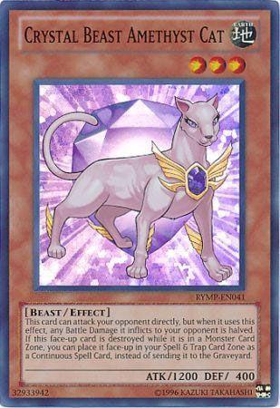 Crystal Beast Amethyst Cat RYMP EN041 Super Rare Unlimited Crystal Beast Amethyst Cat RYMP EN041 Super Rare Unlimited