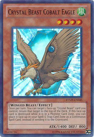 Crystal Beast Cobalt Eagle RYMP EN045 Super Rare Unlimited Crystal Beast Cobalt Eagle RYMP EN045 Super Rare Unlimited
