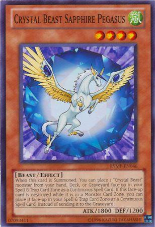 Crystal Beast Sapphire Pegasus RYMP EN046 Common Unlimited Ra Yellow Mega Pack Unlimited Singles Crystal Beast Sapphire Pegasus RYMP EN046 Common Unlimited Ra Yellow Mega Pack Unlimited Singles