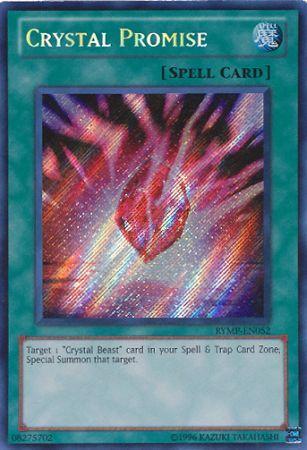 Crystal Promise RYMP EN052 Secret Rare Unlimited Crystal Promise RYMP EN052 Secret Rare Unlimited