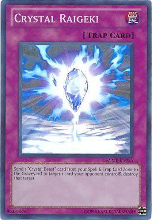 Crystal Raigeki RYMP EN055 Super Rare Unlimited Ra Yellow Mega Pack Unlimited Singles Crystal Raigeki RYMP EN055 Super Rare Unlimited Ra Yellow Mega Pack Unlimited Singles
