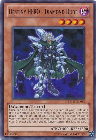 Destiny Hero Diamond Dude RYMP EN033 Common Unlimited Ra Yellow Mega Pack Unlimited Singles Destiny Hero Diamond Dude RYMP EN033 Common Unlimited Ra Yellow Mega Pack Unlimited Singles