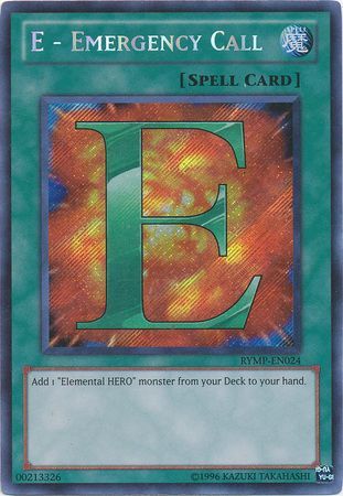 E Emergency Call RYMP EN024 Secret Rare Unlimited E Emergency Call RYMP EN024 Secret Rare Unlimited