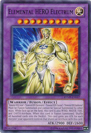 Elemental Hero Electrum RYMP EN017 Common Unlimited Elemental Hero Electrum RYMP EN017 Common Unlimited