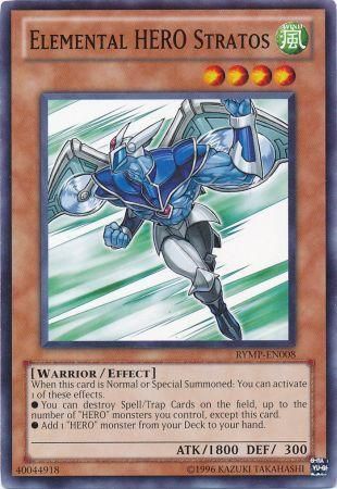 Elemental Hero Stratos RYMP EN008 Common Unlimited Elemental Hero Stratos RYMP EN008 Common Unlimited
