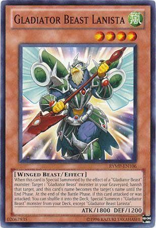 Gladiator Beast Lanista RYMP EN106 Common Unlimited Gladiator Beast Lanista RYMP EN106 Common Unlimited