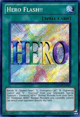 Hero Flash!! - RYMP-EN027 - Secret Rare Unlimited - Ra Yellow Mega Pack ...