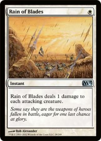 Rain of Blades Magic 2013 M13 Singles Rain of Blades Magic 2013 M13 Singles