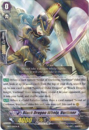 Black Dragon Whelp Vortimer EB03 015EN Rare R Extra Booster 3 Cavalry of Black Steel Singles Black Dragon Whelp Vortimer EB03 015EN Rare R Extra Booster 3 Cavalry of Black Steel Singles