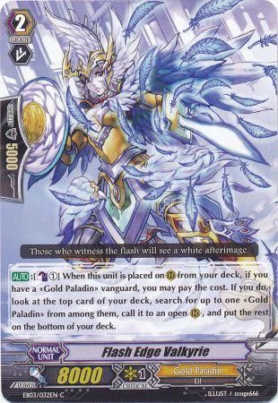 Flash Edge Valkyrie EB03 032EN Common C Extra Booster 3 Cavalry of Black Steel Singles Flash Edge Valkyrie EB03 032EN Common C Extra Booster 3 Cavalry of Black Steel Singles