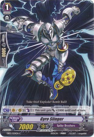 Gyro Slinger EB03 024EN Common C Extra Booster 3 Cavalry of Black Steel Singles Gyro Slinger EB03 024EN Common C Extra Booster 3 Cavalry of Black Steel Singles