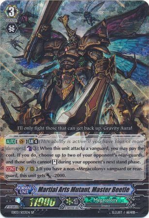 Martial Arts Mutant Master Beetle EB03 S03EN Special Parallel SP Extra Booster 3 Cavalry of Black Steel Singles Martial Arts Mutant Master Beetle EB03 S03EN Special Parallel SP Extra Booster 3 Cavalry of Black Steel Singles
