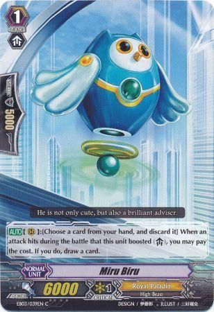 Miru Biru EB03 039EN Common C Extra Booster 3 Cavalry of Black Steel Singles Miru Biru EB03 039EN Common C Extra Booster 3 Cavalry of Black Steel Singles