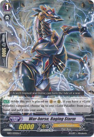 War horse Raging Storm EB03 035EN Common C War horse Raging Storm EB03 035EN Common C