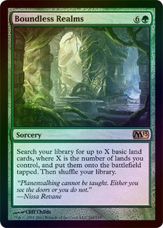 Boundless Realms Foil Magic 2013 M13 Foil Singles Boundless Realms Foil Magic 2013 M13 Foil Singles