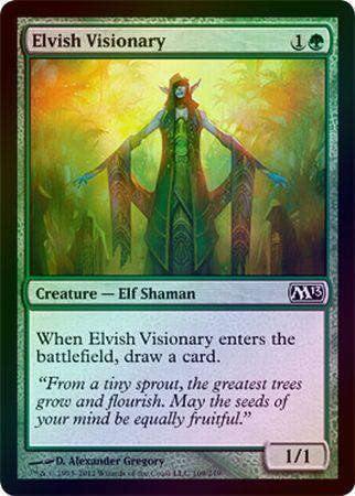 Elvish Visionary Foil Magic 2013 M13 Foil Singles Elvish Visionary Foil Magic 2013 M13 Foil Singles