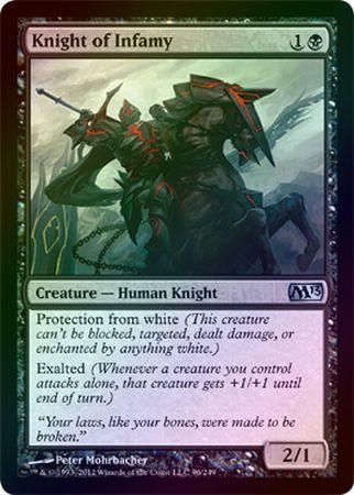 Knight of Infamy Foil Magic 2013 M13 Foil Singles Knight of Infamy Foil Magic 2013 M13 Foil Singles