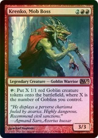 Krenko Mob Boss Foil Magic 2013 M13 Foil Singles Krenko Mob Boss Foil Magic 2013 M13 Foil Singles