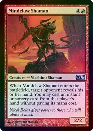 Mindclaw Shaman Foil Magic 2013 M13 Foil Singles Mindclaw Shaman Foil Magic 2013 M13 Foil Singles